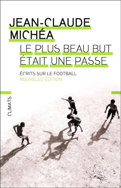 Front cover_Le plus beau but était une passe