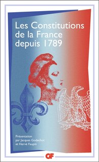 Front cover_Les Constitutions de la France depuis 1789