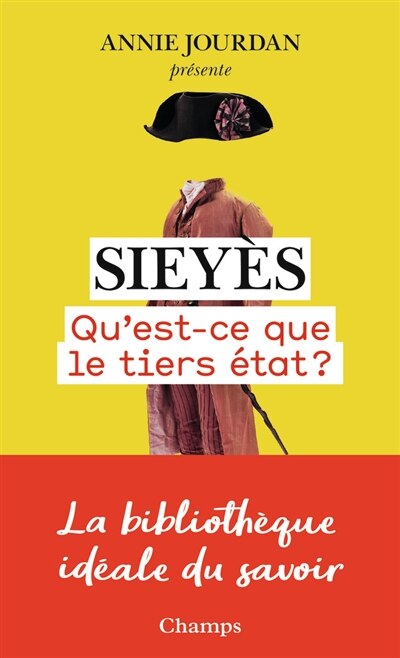 Front cover_Qu'est-ce que le tiers état ?
