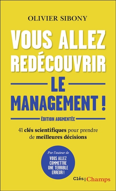 Front cover_Vous allez redécouvrir le management !