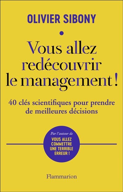 Front cover_Vous allez redécouvrir le management !