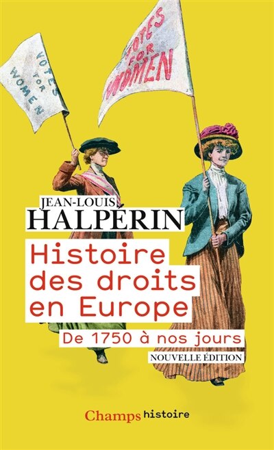 Front cover_Histoire des droits en Europe