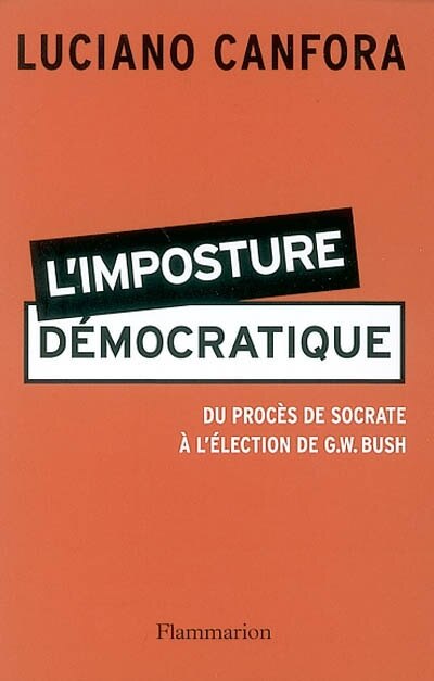 Couverture_L' imposture démocratique