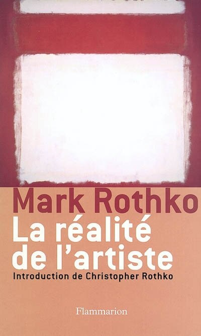 Couverture_La r&eacute;alit&eacute; de l'artiste