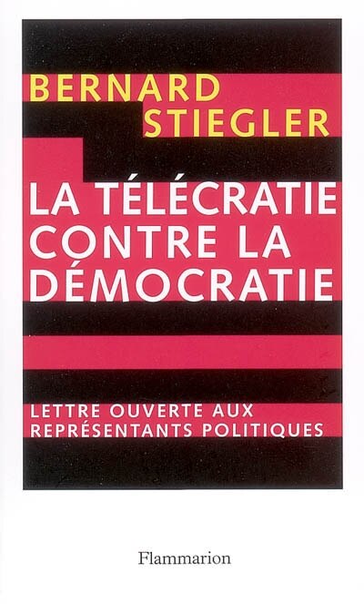 Front cover_La télécratie contre la démocratie