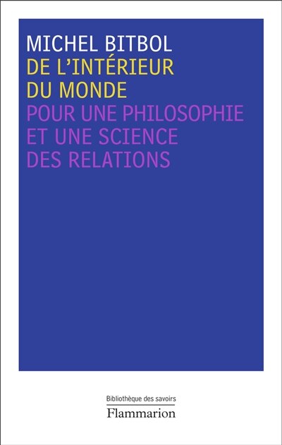 Front cover_De l'intérieur du monde