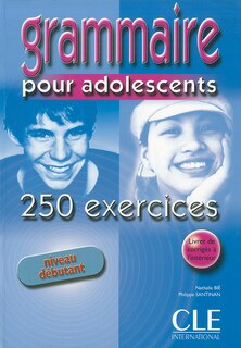 Front cover_Grammaire pour adolescents, niveau débutant