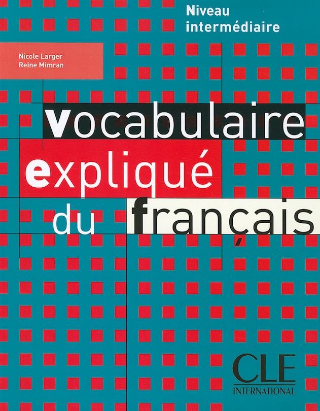 Front cover_Vocabulaire expliqué du français