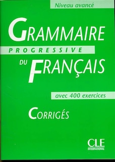 Couverture_Grammaire progressive du français, niveau avancé : avec 400 exercices et corrigés