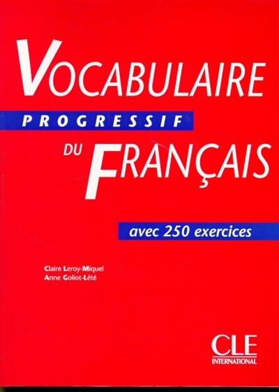 Front cover_Vocabulaire progressif du français