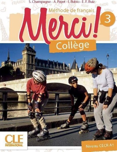 Couverture_Merci ! méthode de français, collège 3, niveau CECR A2
