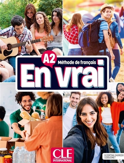 Couverture_En vrai, méthode de français A2