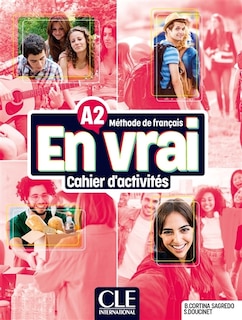 Front cover_En vrai, méthode de français A2