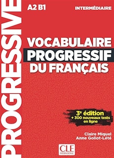 Couverture_Vocabulaire progressif du français, A2-B1, intermédiaire