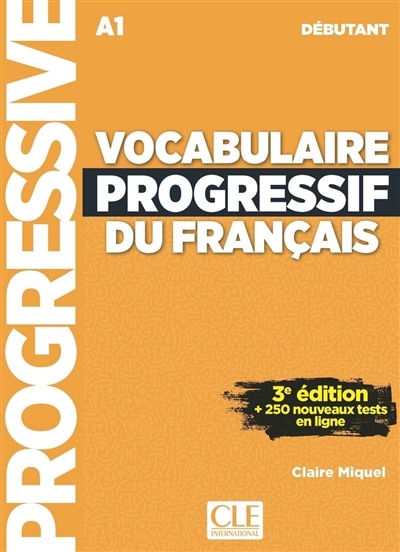 Front cover_Vocabulaire progressif du français, A1, débutant