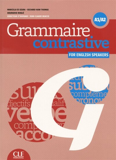 Couverture_Grammaire contrastive for English speakers