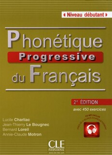 Couverture_Phonétique progressive du français : avec 450 exercices : niveau débutant