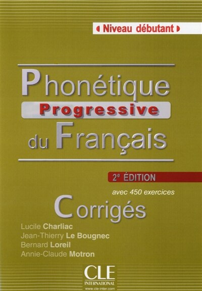 Front cover_Phonétique progressive du francais