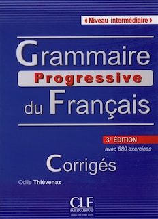 Couverture_Grammaire progressive du français, niveau intermédiaire