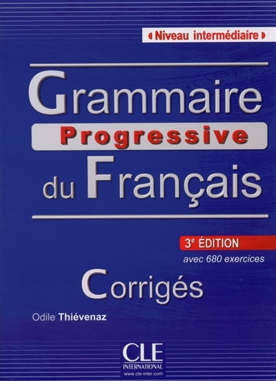 Couverture_Grammaire progressive du français, niveau intermédiaire