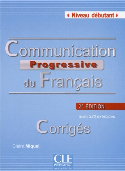 Couverture_Communication progressive du français, niveau débutant, avec 320 exercices
