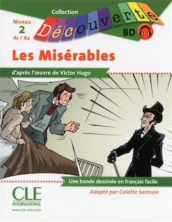 Front cover_Les misérables : niveau 2, A1-A2 : une bande dessinée en français facile