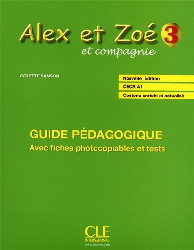 Front cover_ALEX & ZOE ET CIE NIV.3 -GUIDE PED.-NE