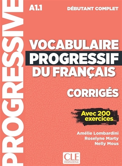Front cover_Vocabulaire progressif du français, corrigés