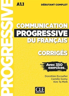 Front cover_Communication progressive du français, corrigés