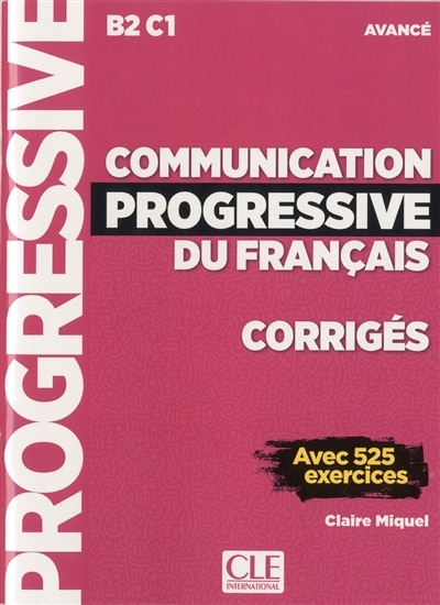 Front cover_Communication progressive du français, corrigés