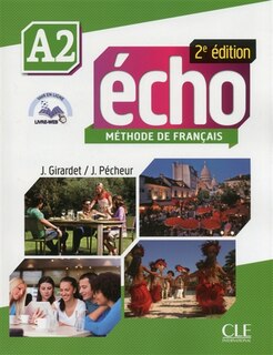 Couverture_Echo A2, méthode de français : livre de l'élève, DVD-ROM