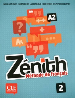 Front cover_Zénith 2, A2 : méthode de français