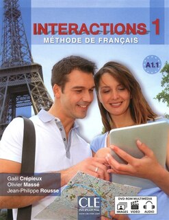 Front cover_INTERACTIONS 1 -METH.FRANC.NIV.A1.1+DVD