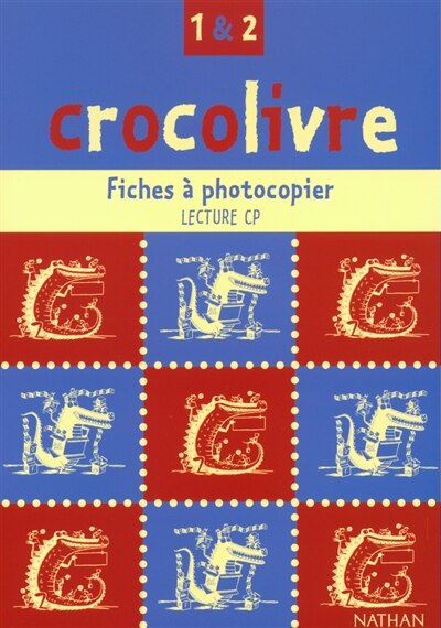 Couverture_Crocolivre CP, niveaux 1 et 2
