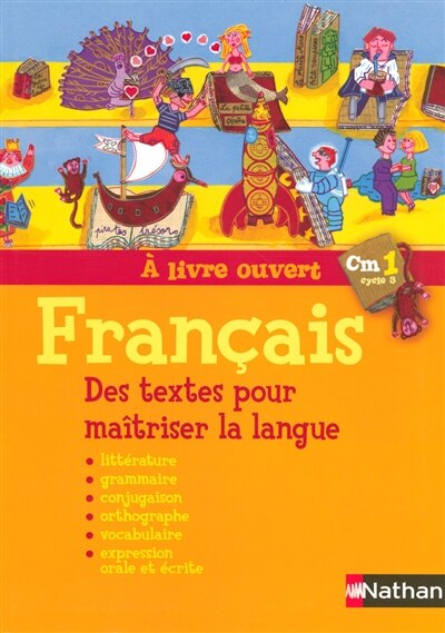 Front cover_A livre ouvert français CM1, cycle 3