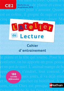 Front cover_L'atelier de lecture CE2, cycle 3 : cahier d'entraînement