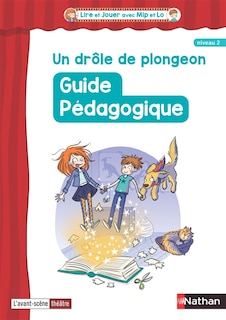 Front cover_Un drôle de plongeon, pièce de théâtre écrite par Jean-Paul Alègre