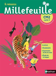 Front cover_Le nouveau Millefeuille, CM2, cycle 3 : programmes modifiés 2018
