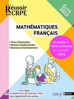 Front cover_Mathématiques, français