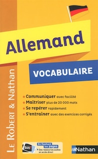 Front cover_Allemand : vocabulaire