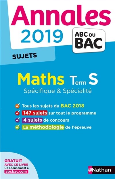 Front cover_Maths terminale S spécifique & spécialité