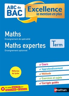 Front cover_Maths enseignement de spécialité, maths expertes enseignement optionnel, terminale