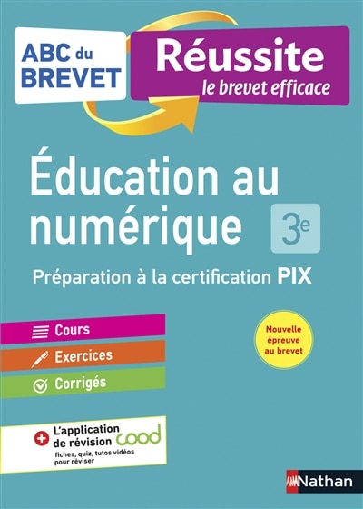 Front cover_Education au numérique, 3e