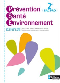 Couverture_Prévention, santé, environnement, 2e bac pro