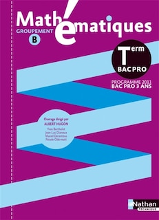 Front cover_Math&eacute;matiques, term bac pro