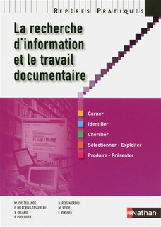 Couverture_La recherche d'information et le travail documentaire