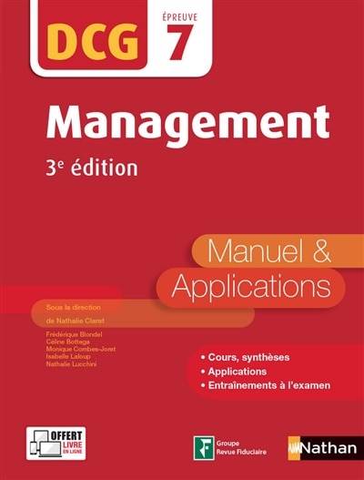 Front cover_Management, DCG &eacute;preuve 7