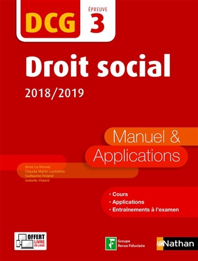 Front cover_Droit social, DCG, épreuve 3