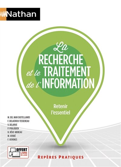 Front cover_La recherche et le traitement de l'information : retenir l'essentiel
