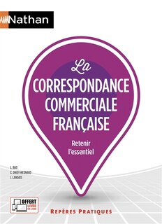Couverture_La correspondance commerciale française : retenir l'essentiel